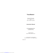 Schonstedt Instrument TraceMaster Instruction Manual