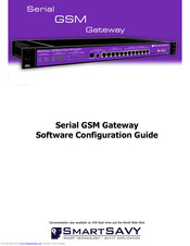 SmartSavy Serial GSM Gateway Software Configuration Manual