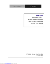 Aaeon PFM-530I Manual