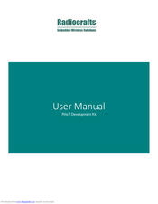 Radiocrafts RIIoT User Manual