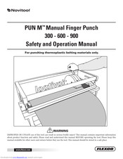 Flexco Novitool PUN M 300 Safety And Operation Manual