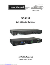 Altimium SCA21T User Manual