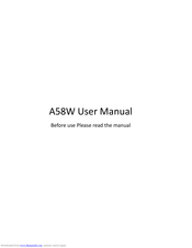 Cincinnati Bell A58W User Manual