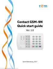 ritm Contact GSM-9N Quick Start Manual