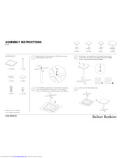 Balzar Beskow B-50 Assembly Instructions