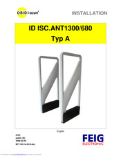 FEIG Electronic OBID i-scan ID ISC.ANT1300/680-A Installation Manual