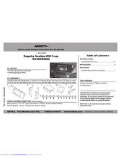 Metra Electronics 99-8244HG Installation Instructions Manual
