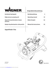 Wagner SuperFinish 17ex Operating Manual