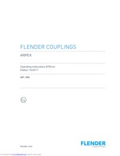 FLENDER ARPEX Operating Instructions Manual