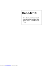 Aaeon GENE-6310 User Manual