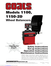 HENNESSY INDUSTRIES Coats 1150-2D Instructions Manual