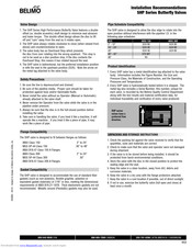 Belimo SHP Series Installation Recommendations