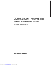 Digital Equipment 5200 Series Service Maintenance Manual