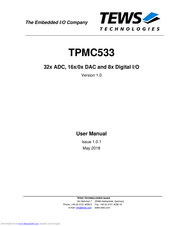 Tews Technologies TPMC533 User Manual