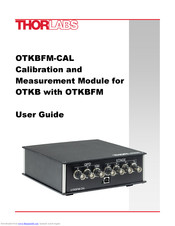 Thorlabs OTKBFM-CAL User Manual