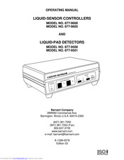 Barnant Company 877-9501 Operating Manual