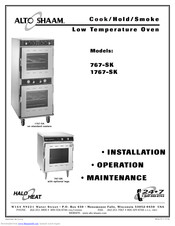 AltoShaam 1767-SK Manual