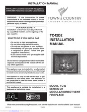 Town & Country Fireplaces D2 Series Installation Manual