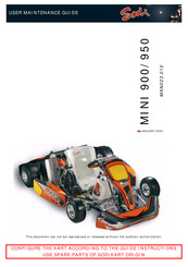 Sodi mini 950 User Maintenance Manual