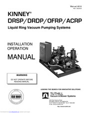 Tuthill KINNEY ACRP Installation And Operation Manual