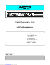 Doran 4100XL Instruction Manual