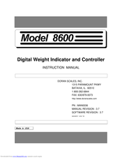 Doran 8600 Instruction Manual