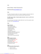 Wearable Health Solutions iHelp+ 3G Owner's Manual