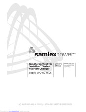Samlexpower EVO-RC-PLUS Owner's Manual