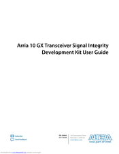 Altera Arria 10 GX User Manual