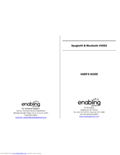 Enabling Devices Spaghetti & Meatballs 4552 User Manual