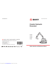 SANY SY155H Safety, Operation And Manitenance Manual