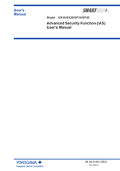 YOKOGAWA SMARTDAC+ GX10 User Manual