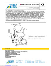 Mercado Medic REAL 8200 PLUS SERIES Assembly Instructions Manual