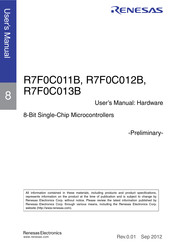Renesas R7F0C011B User Manual