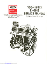 Ford VSG-411 Service Manual