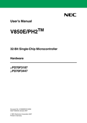 NEC MuPD70F3187 User Manual