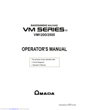 Amada vm Series Operator's Manual