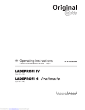 Pottinger LADEPROFI 4 Profimatic Operating Instructions Manual