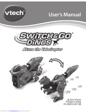 VTech Switch & Go Dinos - Akuna The Velociraptor Dinosaur User Manual