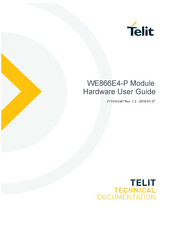 Telit Wireless Solutions WE866E4-P Hardware User's Manual
