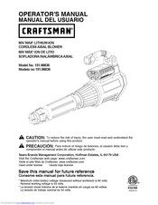 Craftsman 151.98836 Operator's Manual