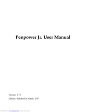 Penpower Junior Crystal Touch User Manual