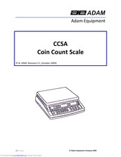 Adam Equipment CCSA series Manual