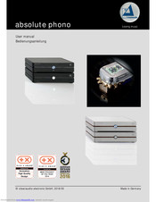 Clearaudio Absolute phono User Manual