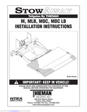 THIEMAN MLB Installation Instructions Manual