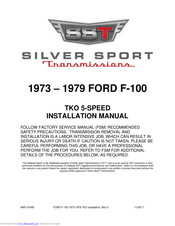 SST TKO 5-speed Installation Manual