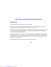 Steelmate 888 User Manual