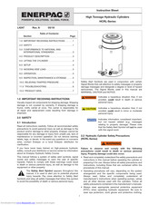 Enerpac HCRL-1006 Instruction Sheet