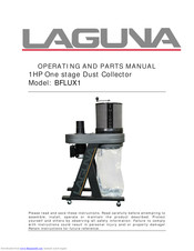 Laguna BFLUX1 Operating And Parts Manual