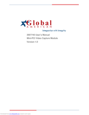 Global American 3907740 User Manual
